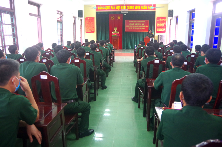 Bộ CHQS tỉnh: Giao nhiệm vụ cho các lực lượng tham gia phòng, chống dịch Covid-19