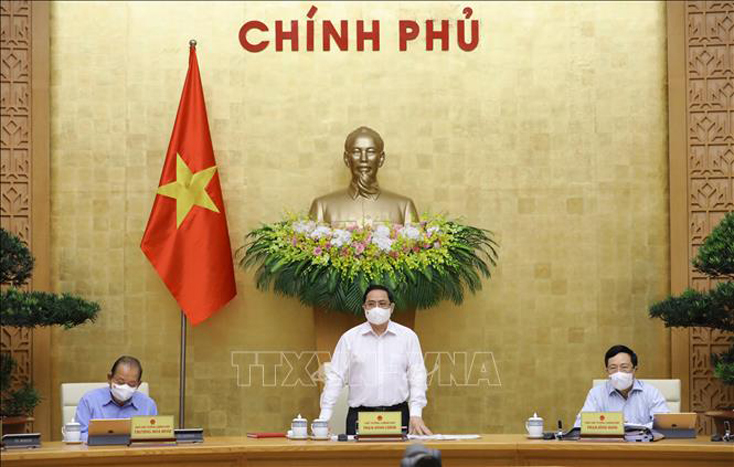 Thủ tướng Phạm Minh Chính chủ trì phiên họp Chính phủ thường kỳ tháng 4-2021