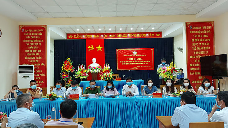 Ứng cử viên đại biểu HĐND tỉnh nhiệm kỳ 2021-2026 tiếp xúc cử tri vận động bầu cử