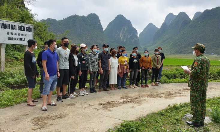 72 người nhập cảnh trái phép đã bị Bộ đội biên phòng bắt giữ