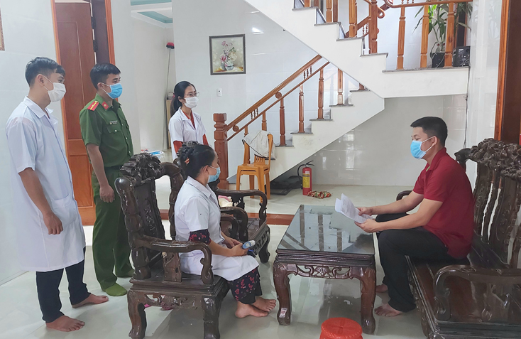 Tuyên Hóa: Giám sát chặt chẽ các trường hợp cách ly tại nhà