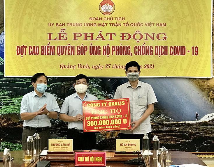 Ủy ban Trung ương MTTQVN: Phát động đợt cao điểm quyên góp ủng hộ phòng, chống dịch bệnh Covid-19
