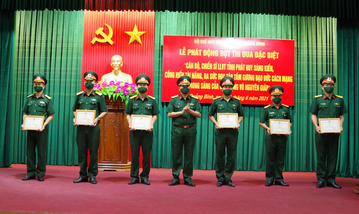 Bộ CHQS tỉnh: Phát động đợt thi đua đặc biệt kỷ niệm 110 năm Ngày sinh Đại tướng Võ Nguyên Giáp