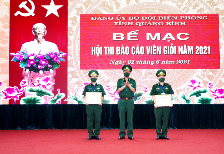 Bộ đội Biên phòng tỉnh: Tổ chức hội thi báo cáo viên giỏi năm 2021