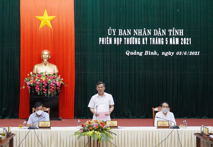 UBND tỉnh tổ chức phiên họp thường kỳ tháng 5-2021