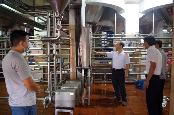Kiểm tra công tác ATVSLĐ năm 2021 tại các doanh nghiệp