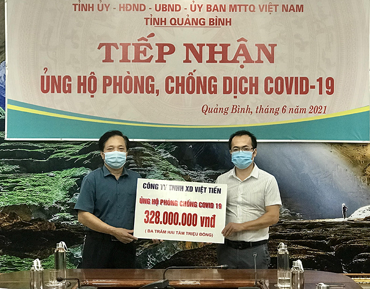 Ủy ban MTTQVN tỉnh: Tiếp nhận ủng hộ Quỹ Phòng, chống dịch Covid-19 tỉnh trên 1,4 tỷ đồng