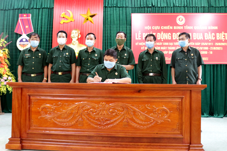 Hội CCB tỉnh: Phát động đợt thi đua cao điểm kỷ niệm 110 năm Ngày sinh Đại tướng Võ Nguyên Giáp