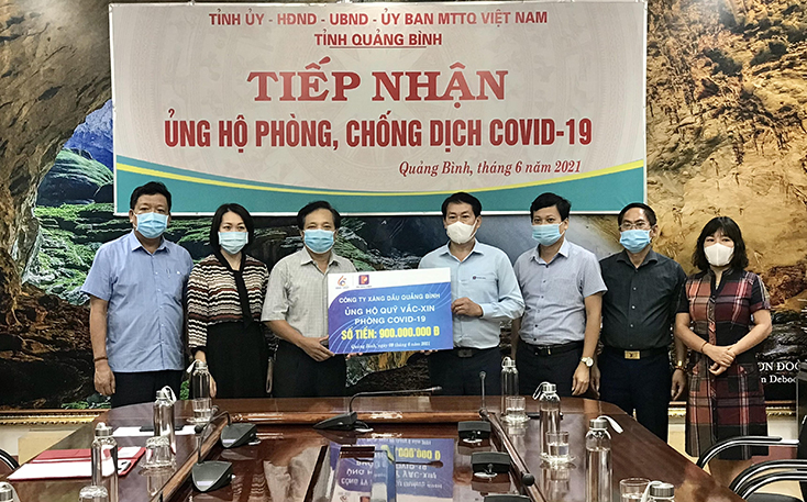 Tổng số tiền ủng hộ Quỹ Phòng, chống dịch Covid-19 tỉnh đạt trên 21 tỷ đồng