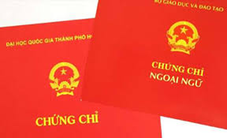 Cắt giảm chứng chỉ bồi dưỡng mang tính hình thức, trong đó có chứng chỉ ngoại ngữ, tin học