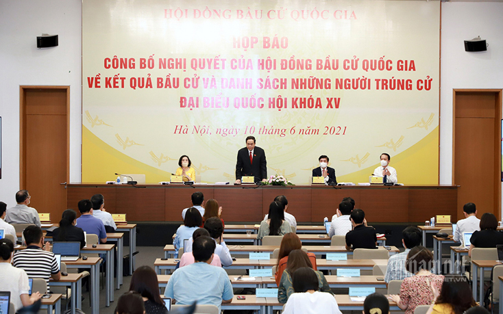 Công bố 499 người trúng cử đại biểu Quốc hội khoá XV