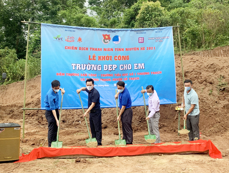Hội LHTN Việt Nam tỉnh: Khởi công "Trường đẹp cho em"