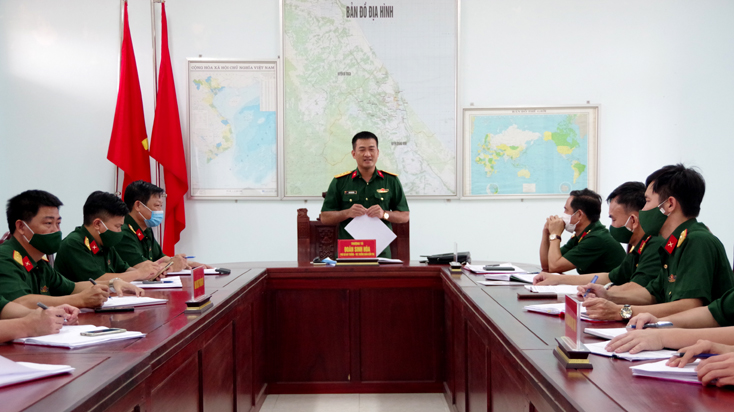 Kiểm tra toàn diện việc thực hiện nhiệm vụ quân sự, quốc phòng 6 tháng đầu năm 2021