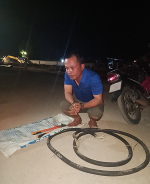 Công an huyện Lệ Thủy bắt đối tượng gây ra 21 vụ trộm thiết bị điện