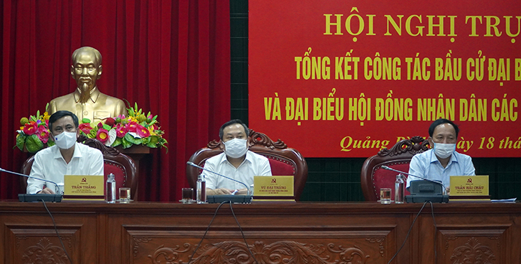 Hội nghị trực tuyến tổng kết công tác bầu cử đại biểu Quốc hội khóa XV và đại biểu HĐND các cấp nhiệm kỳ 2021-2026