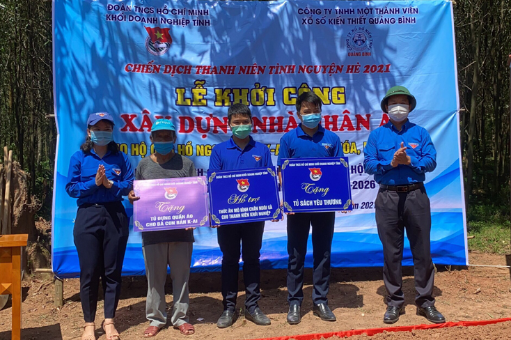 Đoàn Khối Doanh nghiệp tỉnh: Tổ chức các hoạt động an sinh, xã hội tại Minh Hóa