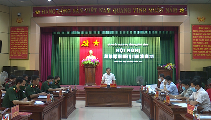Đảng ủy Quân sự tỉnh: Ra nghị quyết lãnh đạo thực hiện nhiệm vụ quân sự, quốc phòng 6 tháng cuối năm 2021