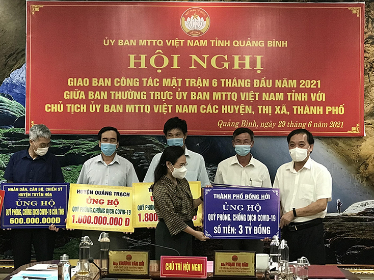 Tổng số tiền ủng hộ Quỹ Phòng, chống dịch Covid-19 tỉnh đạt gần 39 tỷ đồng