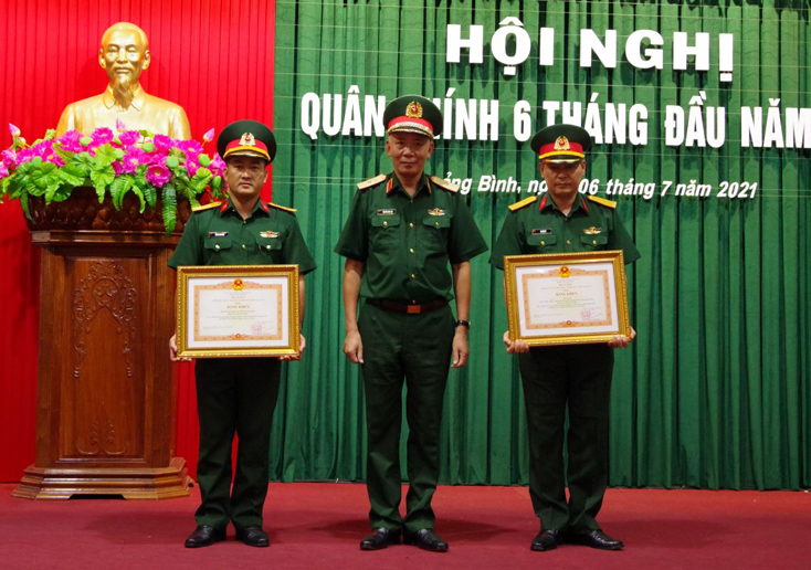 Bộ CHQS tỉnh tổ chức hội nghị quân chính 6 tháng đầu năm 2021
