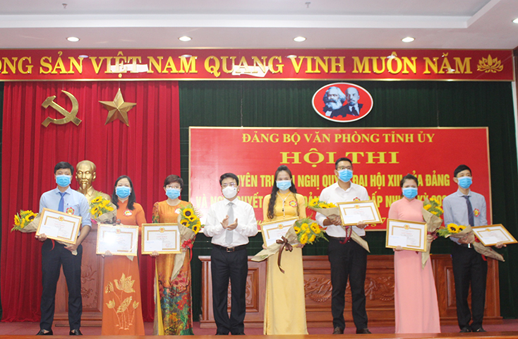 Đảng bộ Văn phòng Tỉnh ủy: Tổ chức hội thi tuyên truyền Nghị quyết Đại hội XIII của Đảng và Nghị quyết đại hội Đảng bộ các cấp nhiệm kỳ 2020-2025