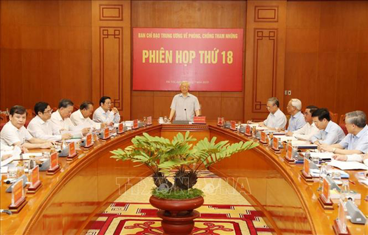 Phòng ngừa từ xa, đấu tranh quyết liệt, chống tham nhũng