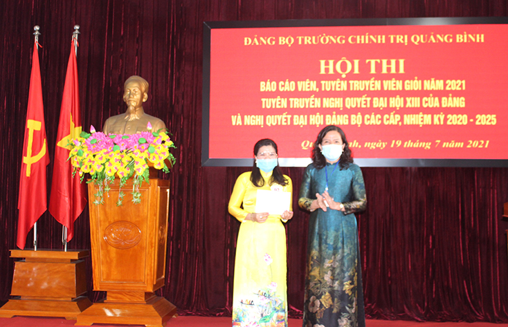 Đảng bộ Trường Chính trị tỉnh: Tổ chức hội thi tuyên truyền Nghị quyết Đại hội XIII của Đảng