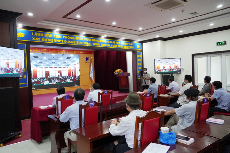 Hội nghị trực tuyến nghiên cứu, học tập, quán triệt Nghị quyết Đại hội XIII của Đảng