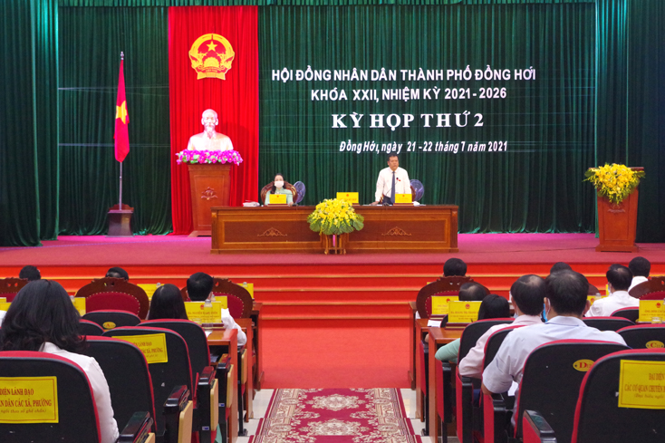 HĐND TP. Đồng Hới khóa XXII họp kỳ thứ 2