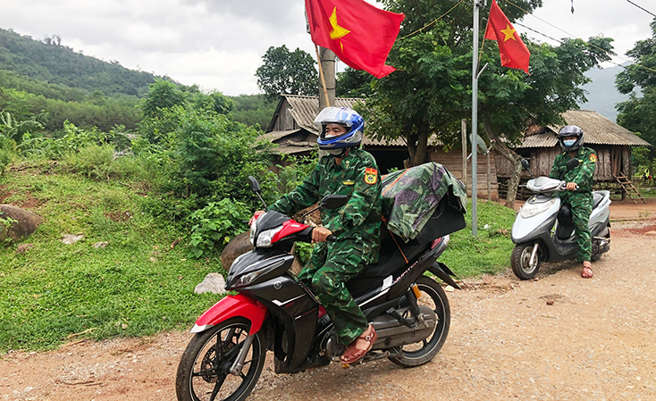 Bộ đội Biên phòng tỉnh lập thêm 3 tổ, chốt phòng, chống dịch Covid -19 tại xã Dân Hoá