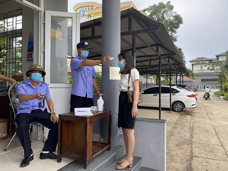 Ngành Thuế tỉnh tăng cường các biện pháp phòng, chống dịch Covid-19