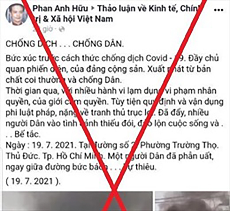 Không để tin giả ảnh hưởng xấu đến trật tự xã hội
