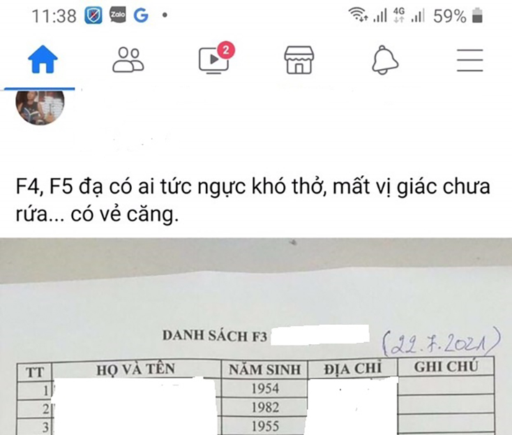 Cần xử lý nghiêm hành vi phát tán thông tin cá nhân liên quan đến dịch Covid-19