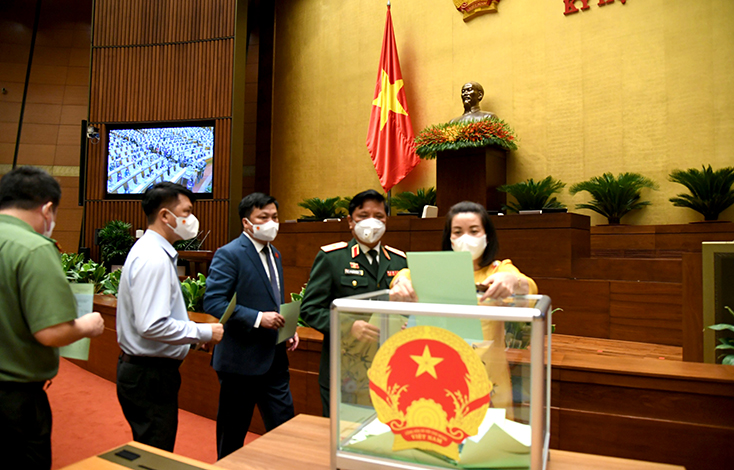 Đoàn Đại biểu Quốc hội tỉnh tham gia bầu các chức danh chủ chốt