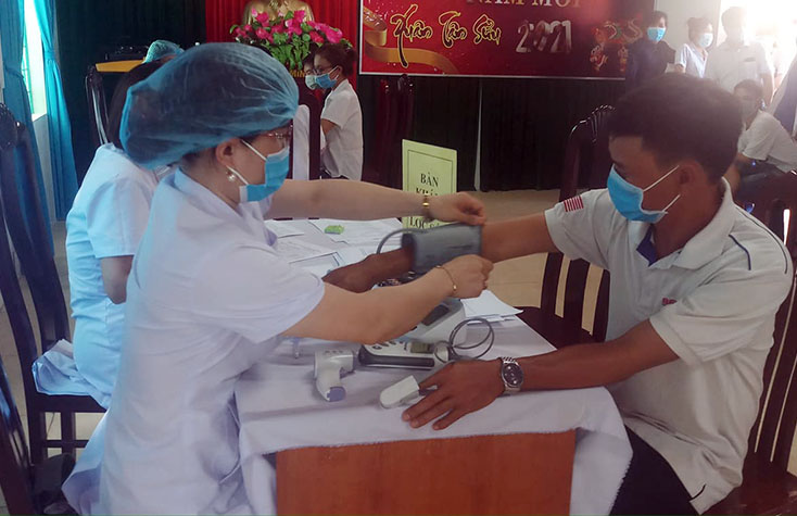 Quảng Trạch: Triển khai tiêm vắc-xin phòng Covid-19 đợt 3