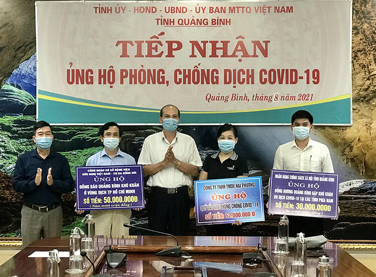 Trên 5,1 tỷ đồng hỗ trợ người dân Quảng Bình gặp khó khăn do ảnh hưởng dịch Covid-19 tại các tỉnh phía Nam