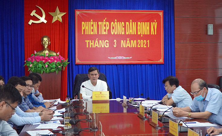Hoãn tổ chức tiếp công dân định kỳ của lãnh đạo tỉnh