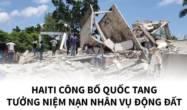 Haiti công bố quốc tang tưởng niệm nạn nhân vụ động đất