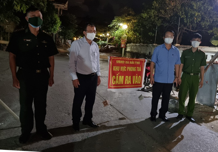 Phát hiện ca F0, Bố Trạch triển khai quyết liệt các biện pháp phòng, chống dịch bệnh Covid-19