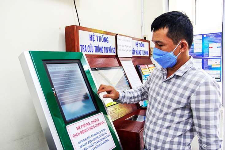 Chủ động áp dụng các biện pháp phòng, chống dịch trong giải quyết thủ tục hành chính