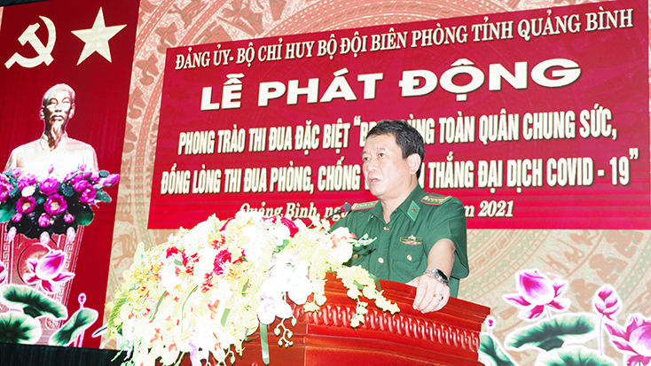 Bộ đội Biên phòng tỉnh chung sức thi đua phòng, chống dịch Covid-19