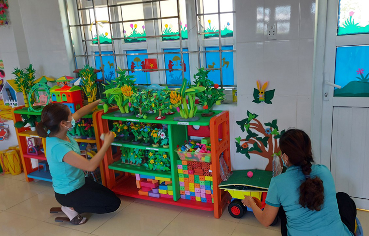 Xây dựng môi trường giáo dục thân thiện, lấy trẻ làm trung tâm