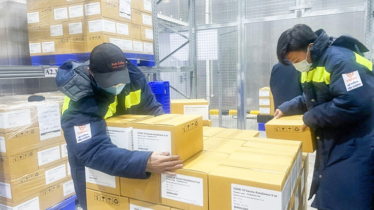 Thêm hơn 2 triệu liều vắc xin của AstraZeneca về đến Việt Nam