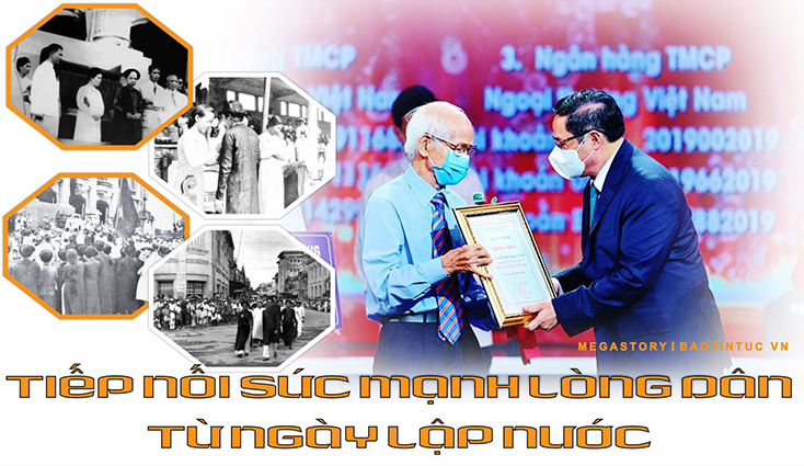 Tiếp nối sức mạnh lòng dân từ ngày lập nước