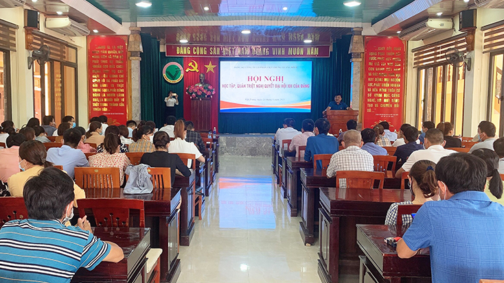 Linh hoạt, sáng tạo, nâng cao hiệu quả học tập nghị quyết
