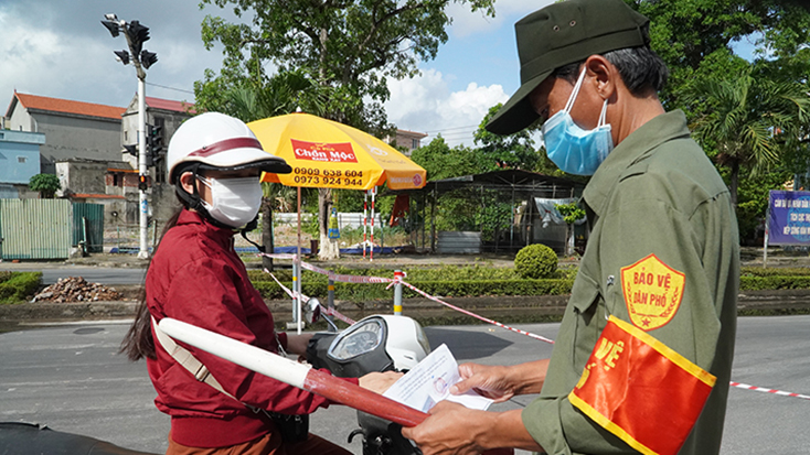 TP. Đồng Hới: Gia hạn giấy đi đường trong thời gian kéo dài giãn cách xã hội theo Chỉ thị 16
