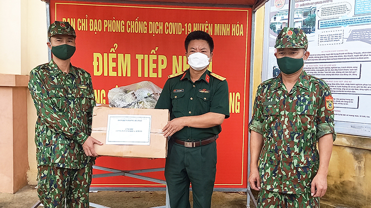 Đồn Biên phòng Ra Mai chung tay phòng, chống dịch Covid-19