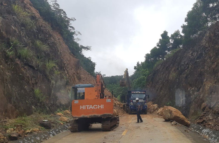 Quốc lộ 9C đã thông tuyến trở lại