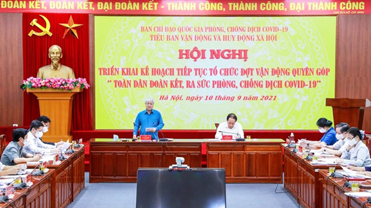Ai có của góp của, ai có công góp công để dồn sức dập dịch