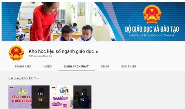 Bộ Giáo dục và Đào tạo công bố nguồn bài giảng, học liệu số