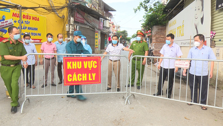 Kết thúc thời gian áp dụng Chỉ thị 16 tại xã Duy Ninh (Quảng Ninh)